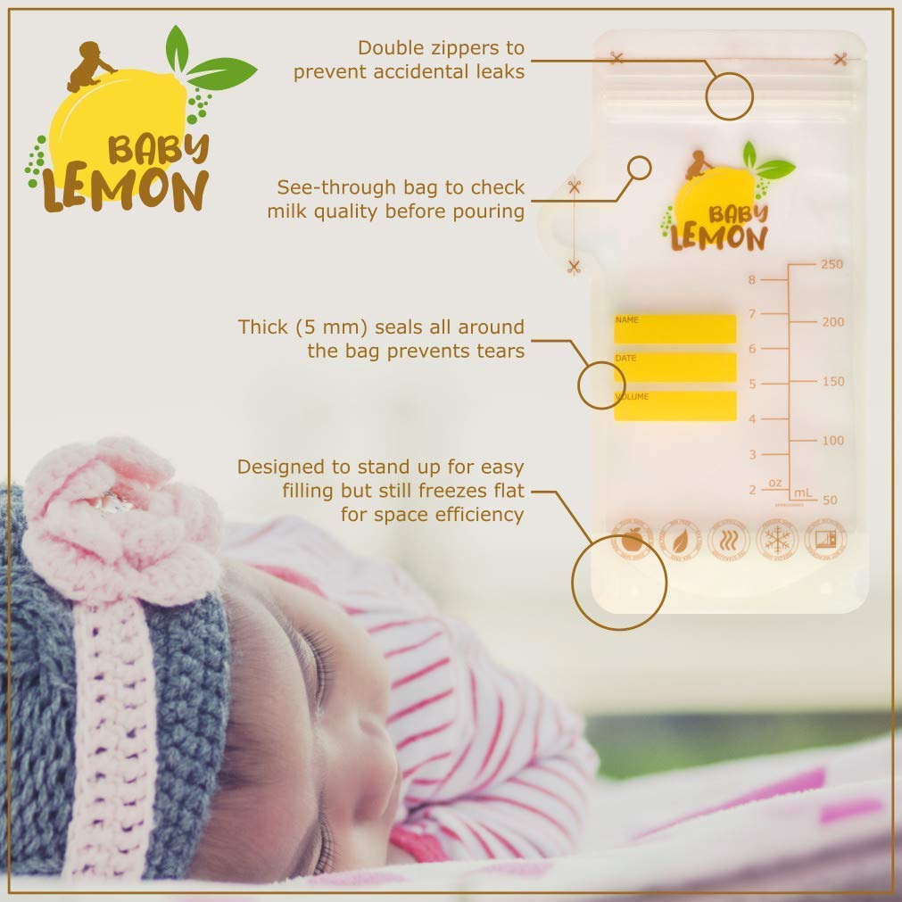 Baby Lemon hygienic pour spout ensures clean pouring.