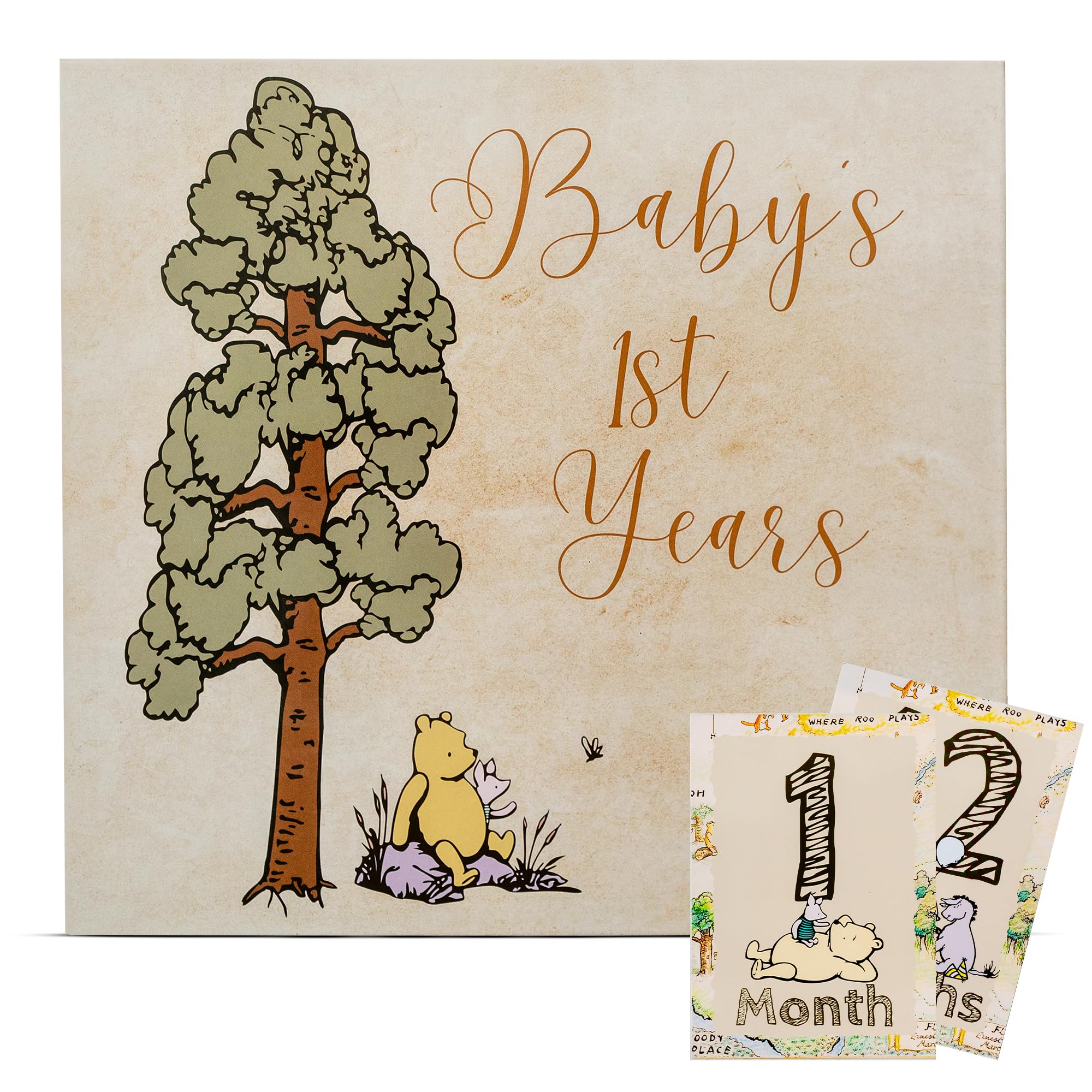 Baby Louise memory book cover with hardcover for lasting keepsakes.