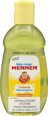Box packaging shows original Baby Magic by Mennen, Mexico-made