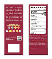 Baby Mum-Mum Hot-Kid Apple-Rusks close-up shows a flavorful first solid snack.