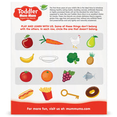 Baby Mum-Mum Toddler Organic Strawberry Rice Biscuits travel-ready packaging, ideal for daycare and trips.