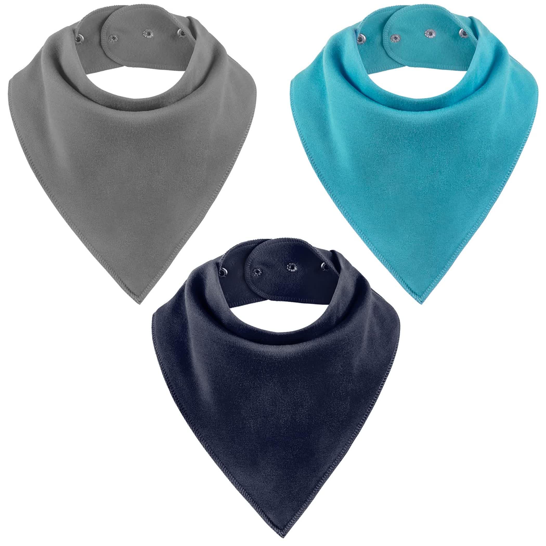 Baby Noah adult drool bib 3 pack keeps outfits dry for daily use.