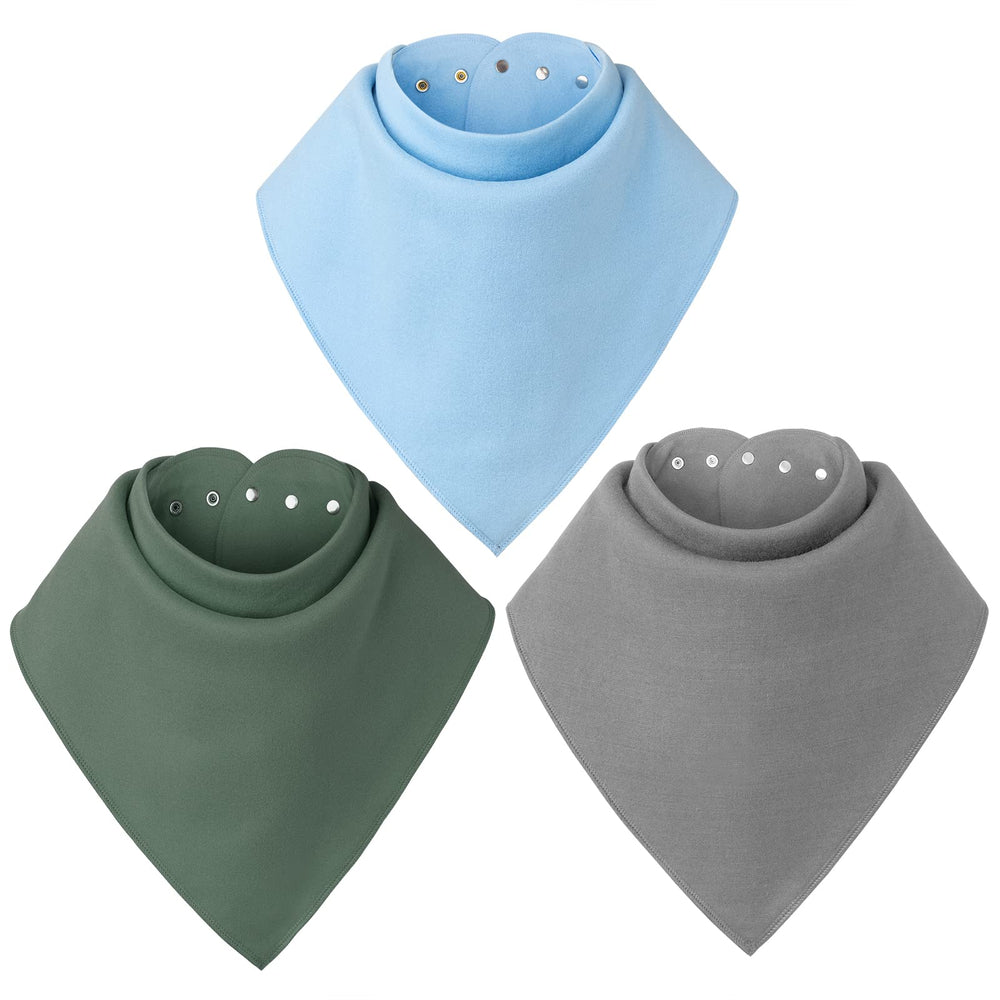 Baby Noah adult drool bib large sky blue keeps clothes dry during meals and activities.