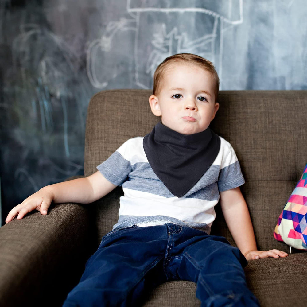 Baby Noah machine washable bibs preserve softness after cold washing.