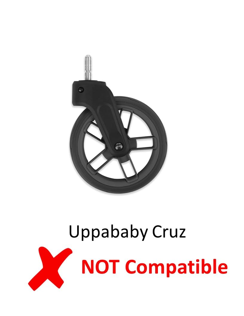 Baby Outlaw front wheels installation guide for 5mm hex tool setup.