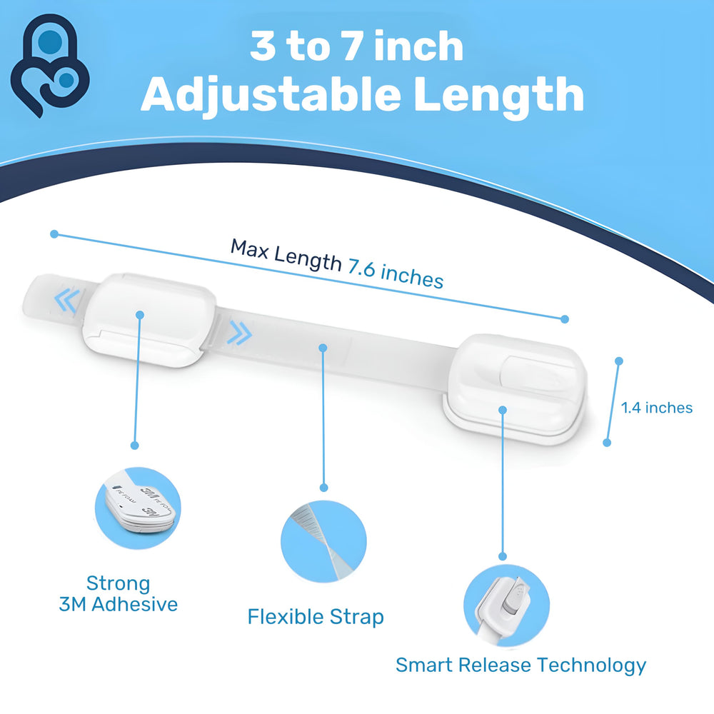Baby Proof Me dishwasher strap secures appliances with no drilling required.