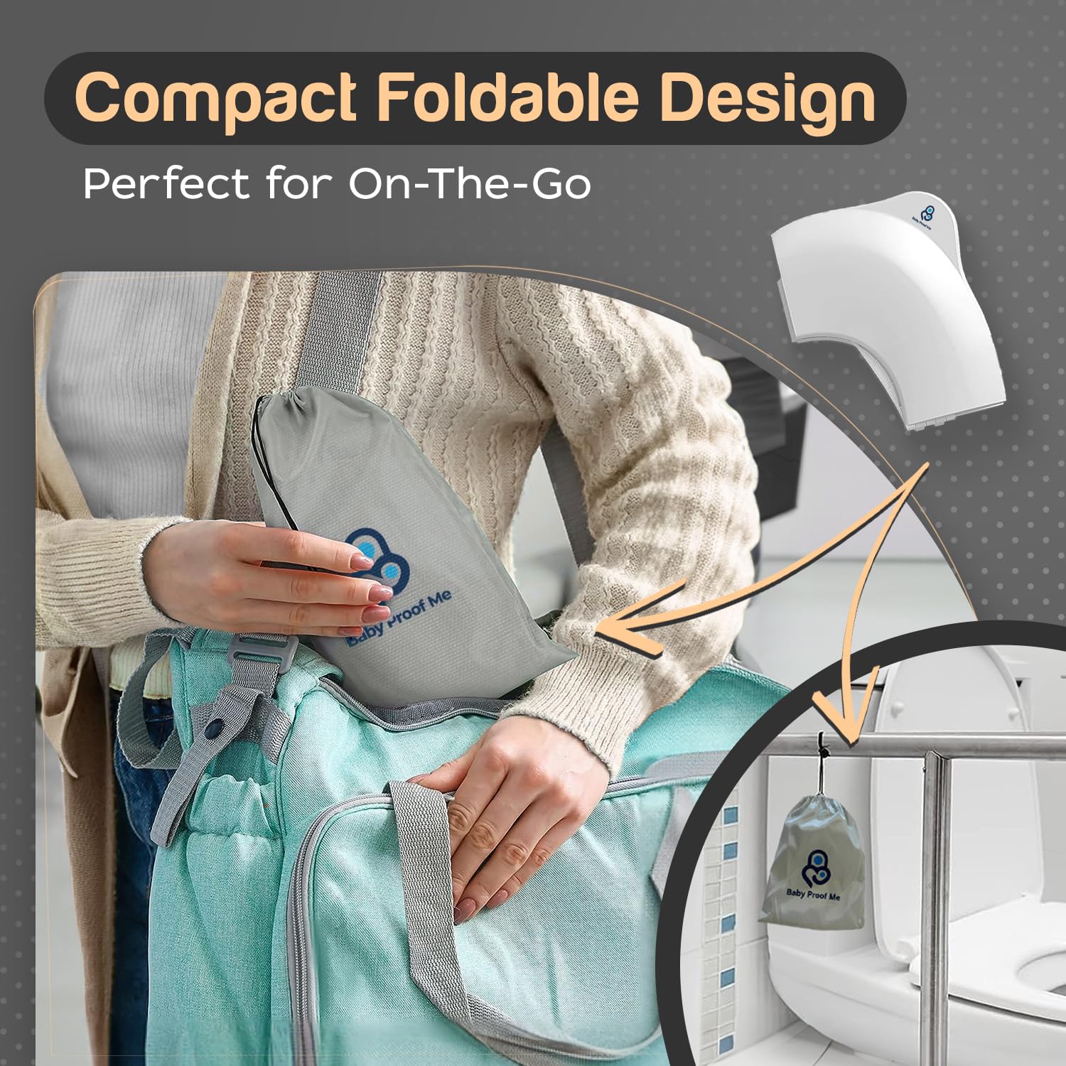Baby Proof Me Essentials potty-seat-universal-compatibility fits most toilets for versatile use.