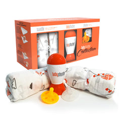 Baby Shusher gift set portable white noise machine; soothing on the go.