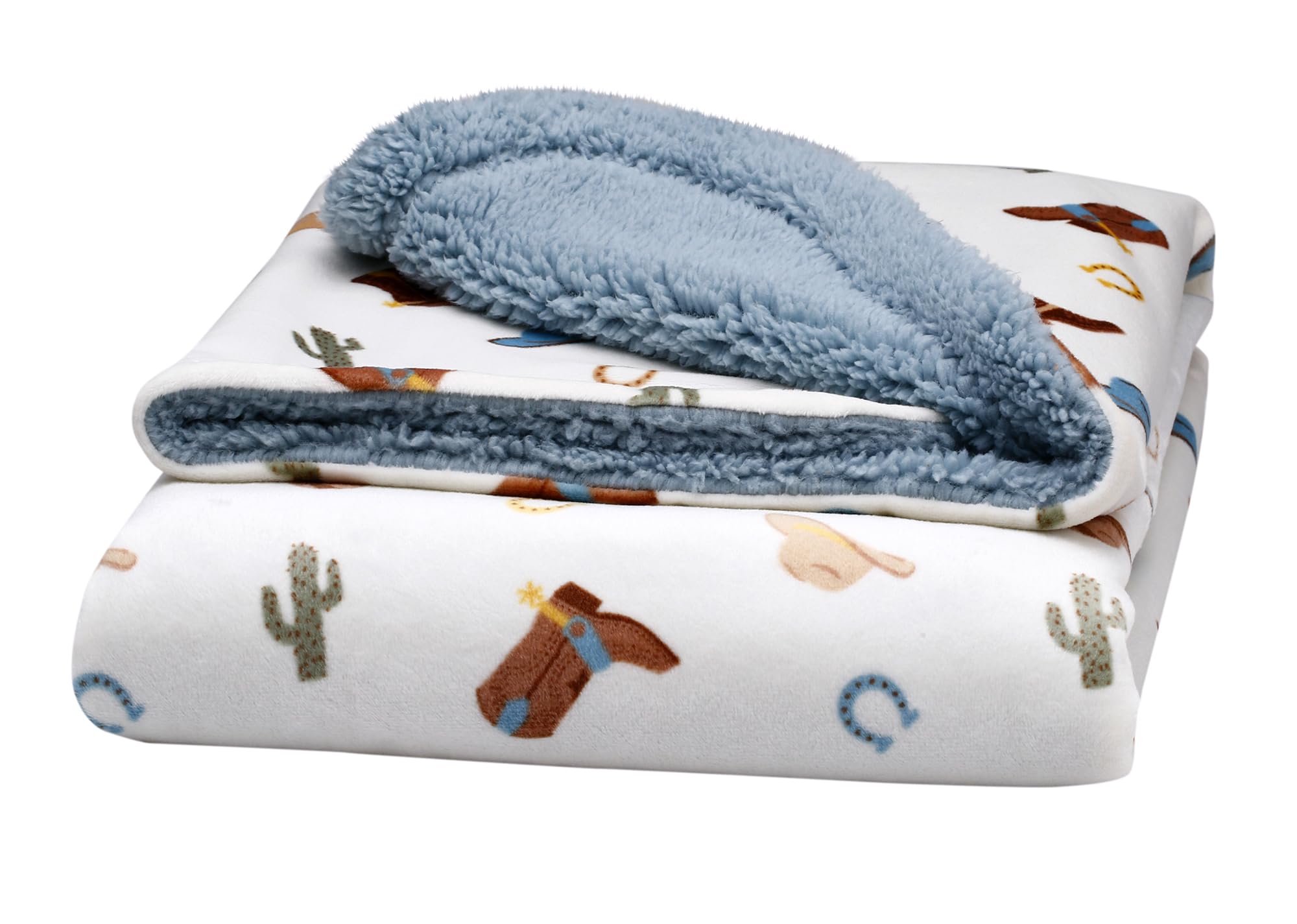 Baby Starters silky-soft blanket close-up texture, gentle on baby's skin for tummy time.