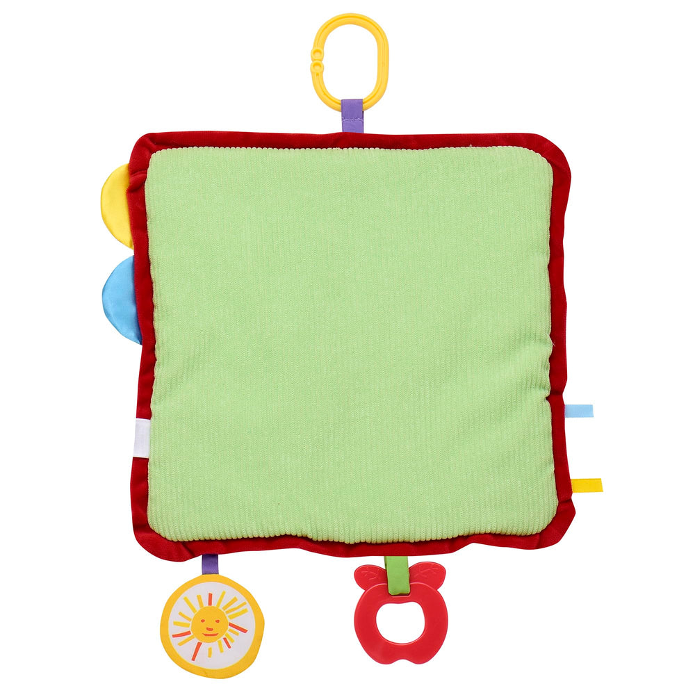 Baby Starters blanket ribbons and tabs provide multi-sensory engagement