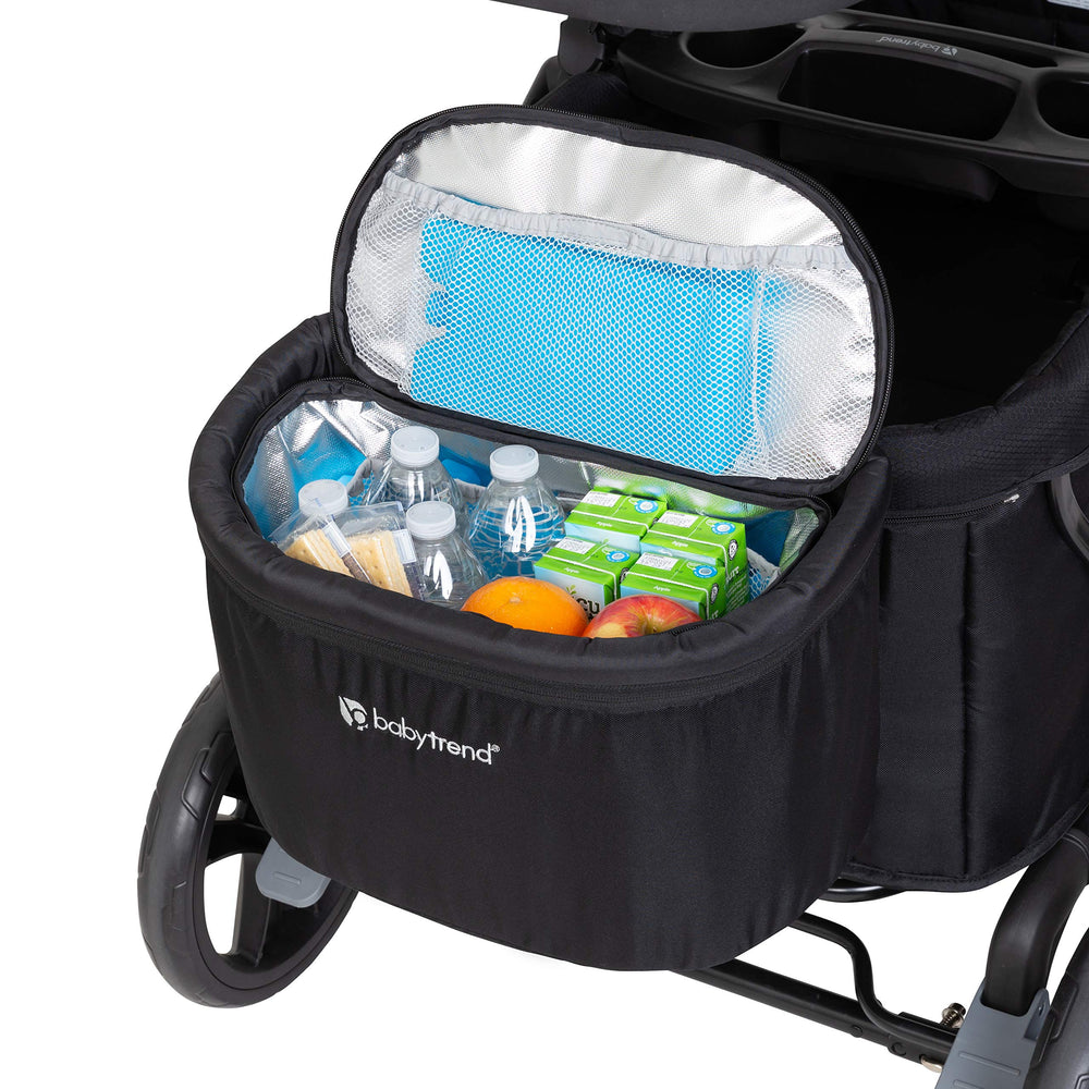 Baby Trend Stroller Wagon Deluxe Storage Basket removable cooler used as a standalone basket.