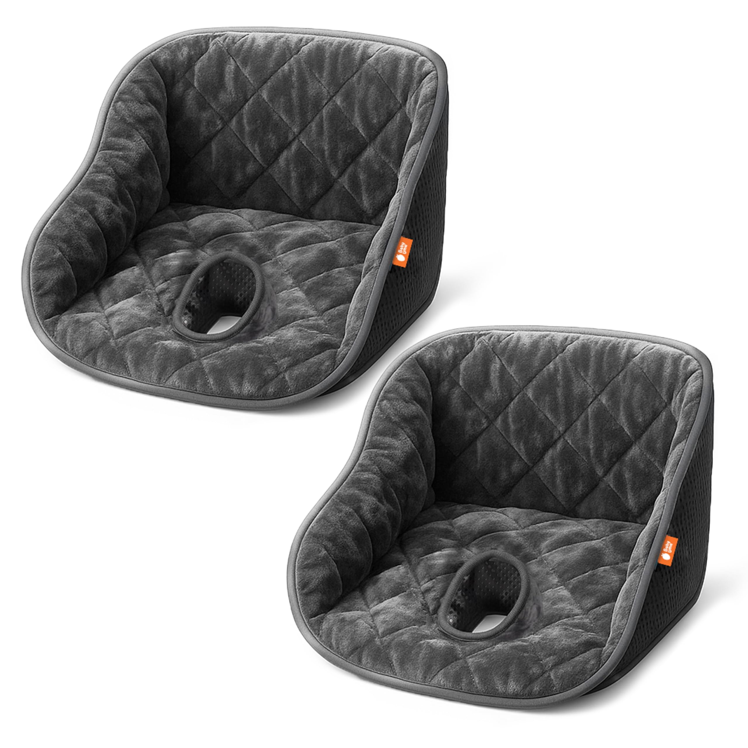 Baby Uma car seat protector 360-degree design keeps seats dry and protected.