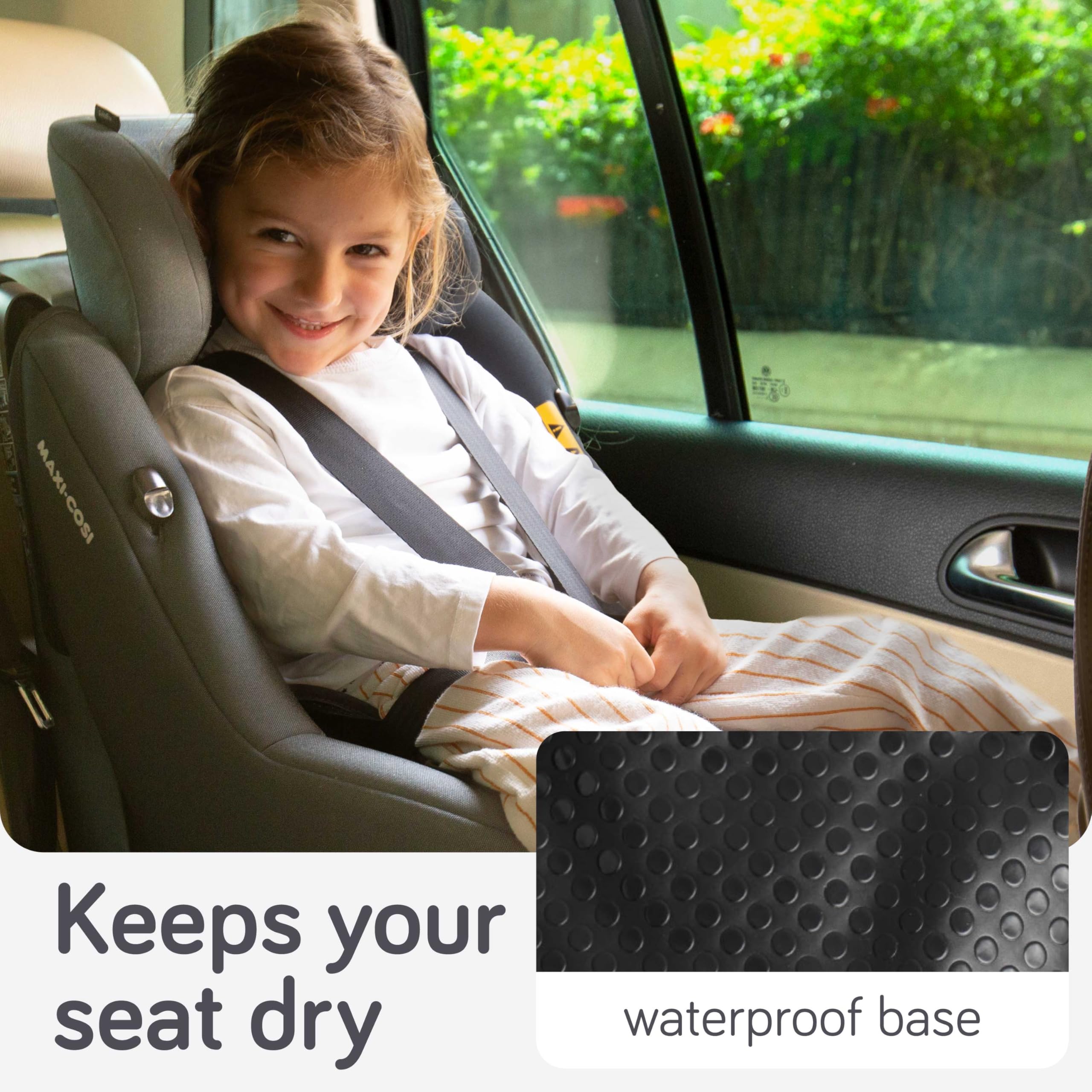 Baby Uma non-slip bottom keeps the liner in place on seats.