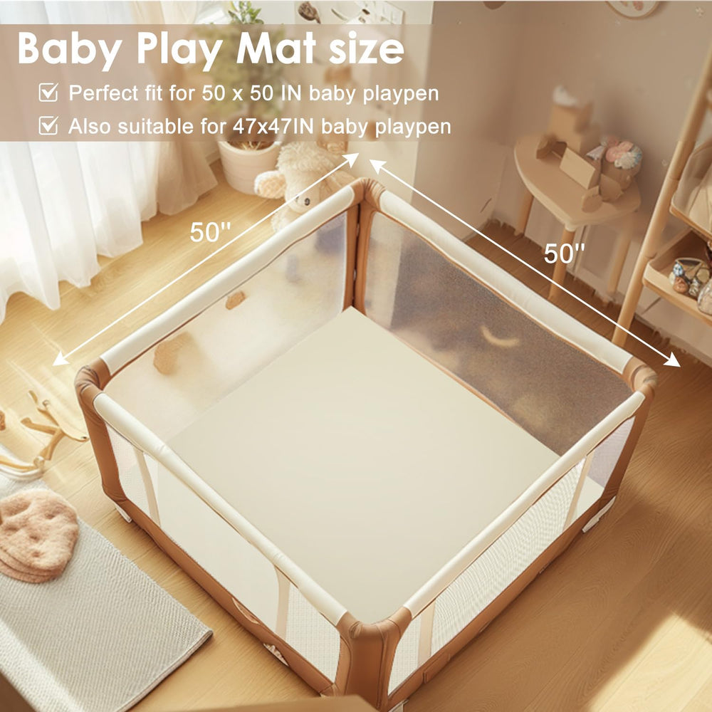 BabyAlly Baby Play Mat folded storage for tidy closets.