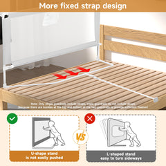 BabyAlly Bed Rail child-lock-lifting-design enables easy bed entry without risk