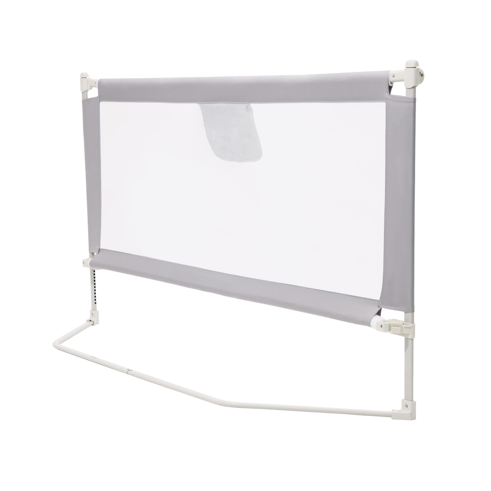 BabyAlly Bed Rail folding-quick-assembly shows simple setup in minutes
