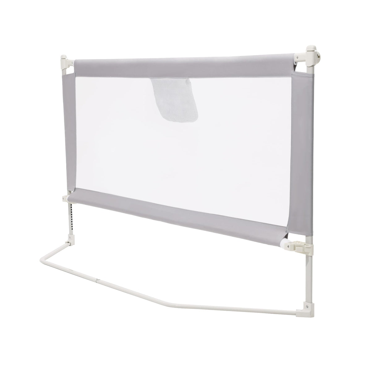 BabyAlly Bed Rail folding-quick-assembly shows simple setup in minutes