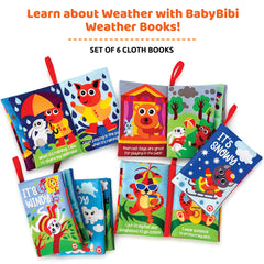 BabyBibi animals-theme cloth book highlights creatures for language development and curiosity.
