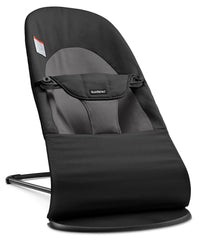 BabyBjörn Bouncer Balance Soft cotton-seat provides gentle back support for newborns.