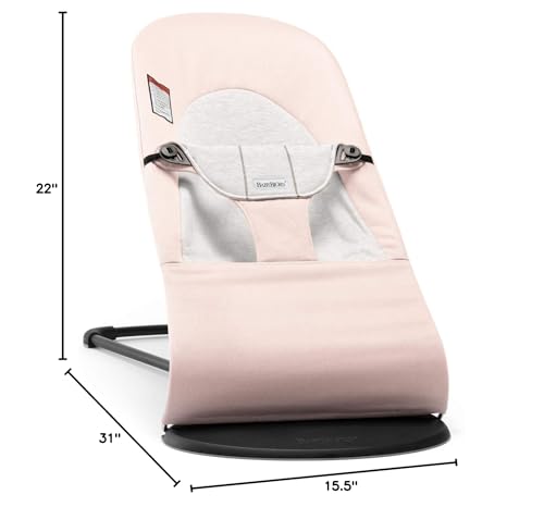 BabyBjörn Bouncer Balance Soft newborn-to-toddler chair mode supports growing comfort.