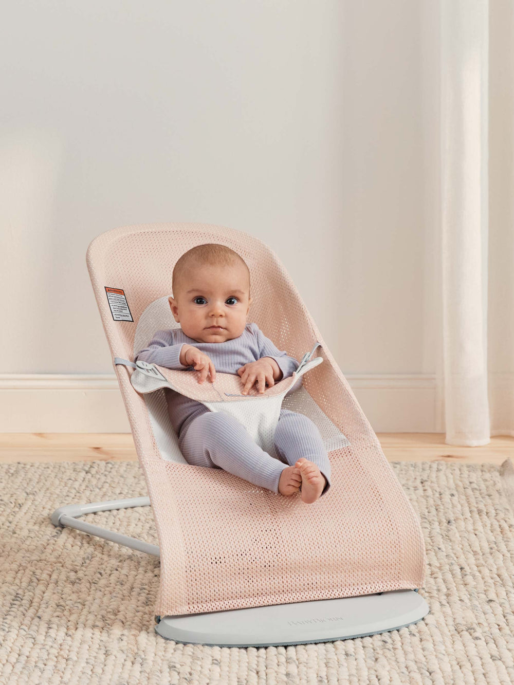 BabyBjörn Bouncer Balance Soft suitable for newborn comfort during play.
