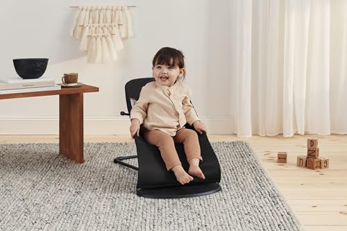 BabyBjörn Bouncer Balance Soft toddler-chair conversion extends use up to 29 lb.