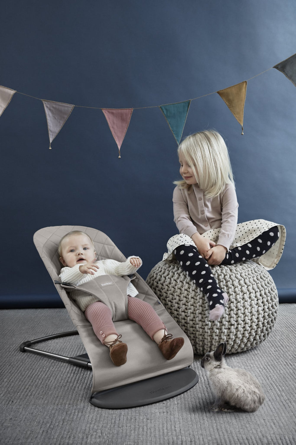 BabyBjörn Bouncer Bliss cotton quilting fabric for cozy comfort