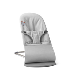 BabyBjörn Bouncer Bliss seat ergonomic-design helps maintain comfortable posture during play.
