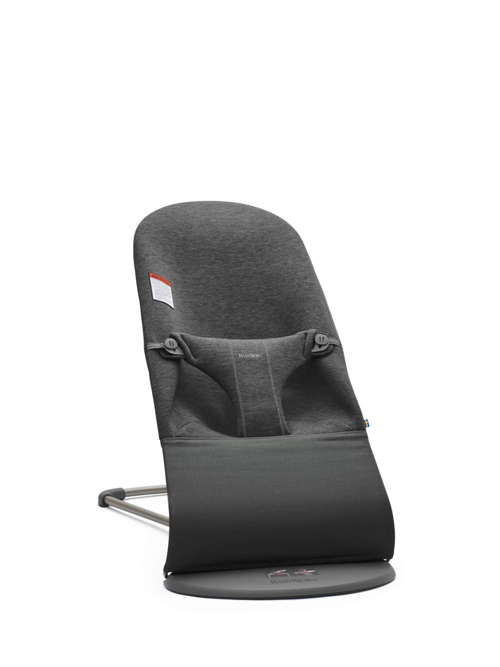 BabyBjorn Bouncer Bliss in soft 3D jersey fabric offers gentle touch and cozy playtime.