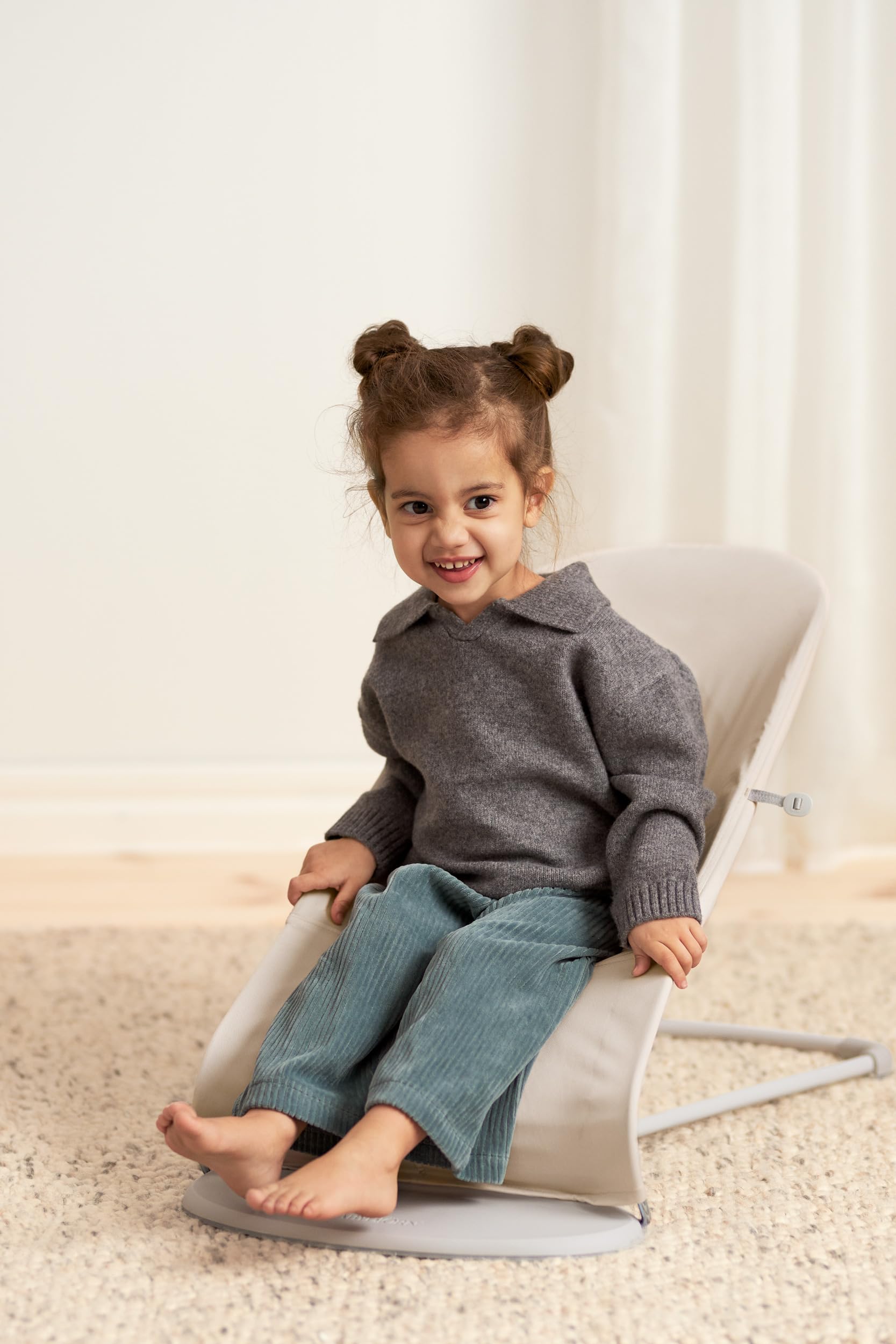 BabyBjörn Bouncer Balance Soft suitable from newborn to toddler for growing comfort.