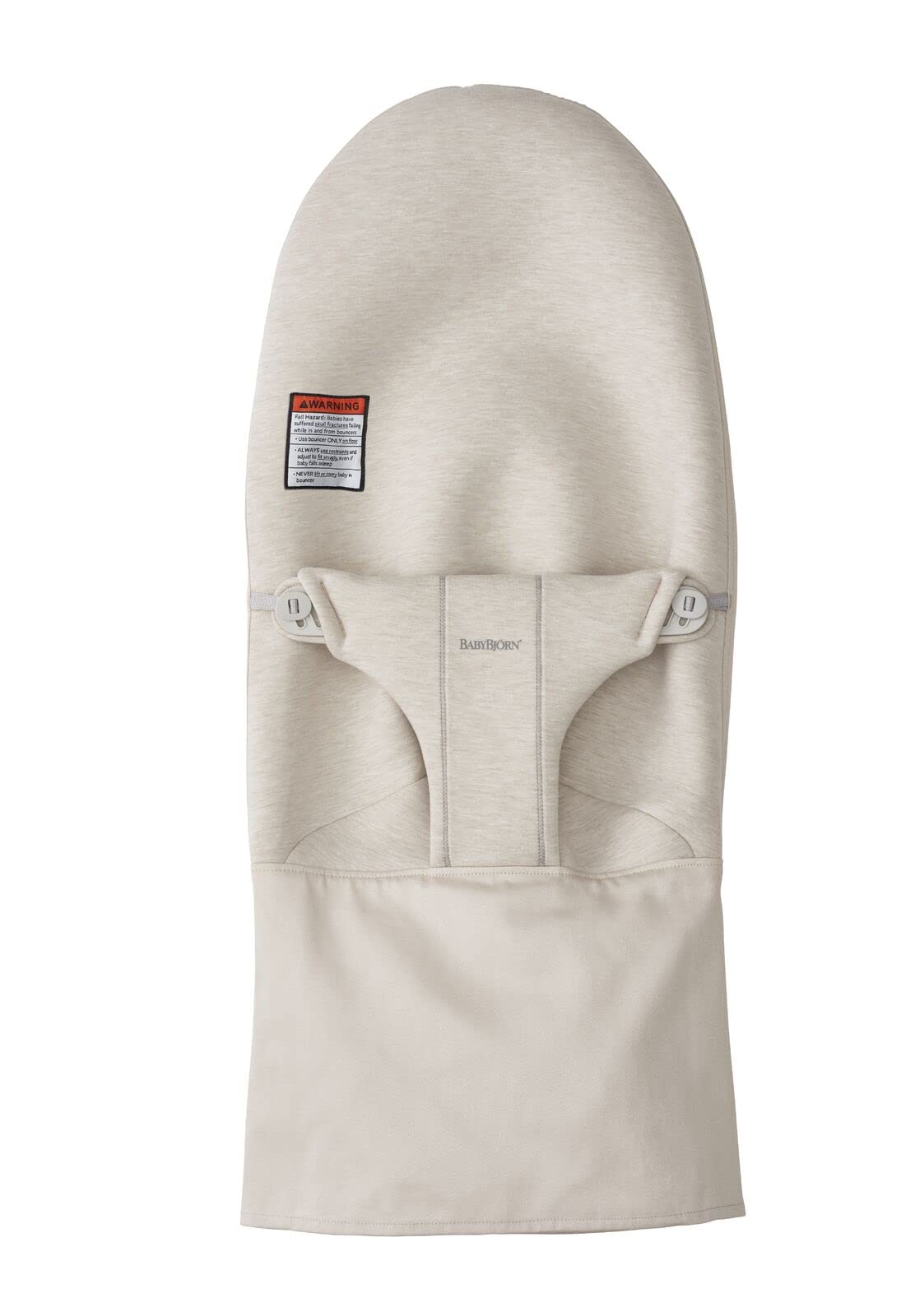 BabyBjörn Fabric Seat Bouncer Bliss quilted cotton provides breathable comfort during play and rest.