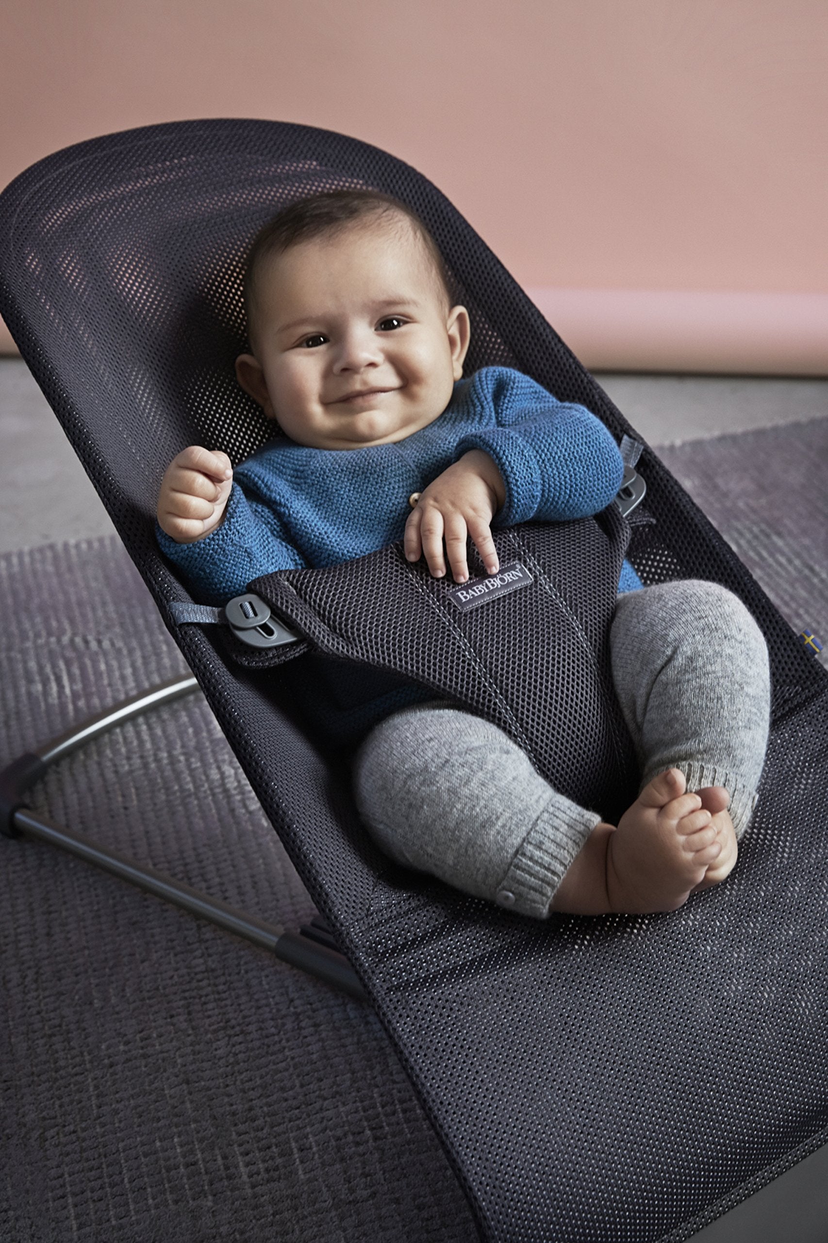 Seat compatible with Bouncer Bliss and Balance Soft for quick style swaps