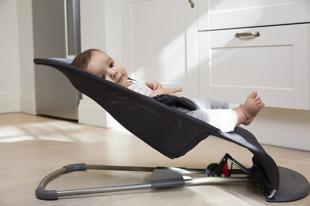 Fabric seat removed for washing enables fast cleanup between uses