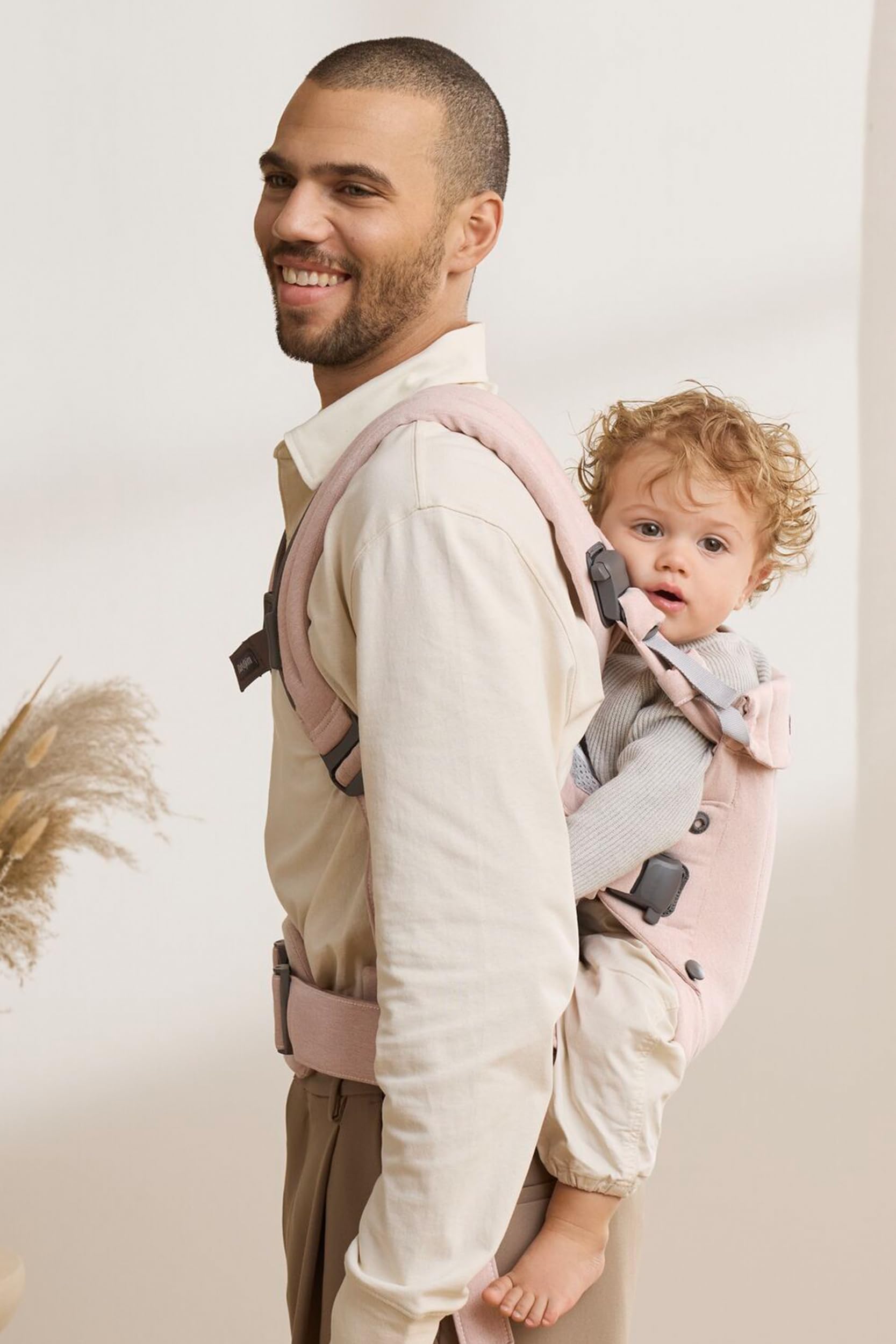 BabyBjörn Harmony compact pack-down fits strollers and diaper bags.