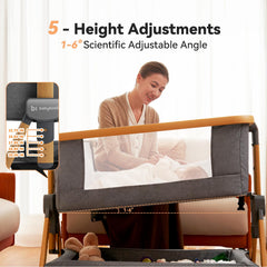 babyboat Cozy2 casters-mobility enables easy moving between rooms.