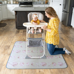BABYBOET Splat Mat wildlife print designed for kids.