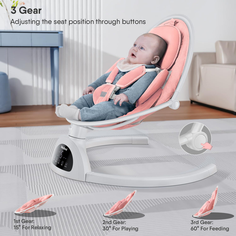 BabyBond portable foldable swing for easy indoor and outdoor use.