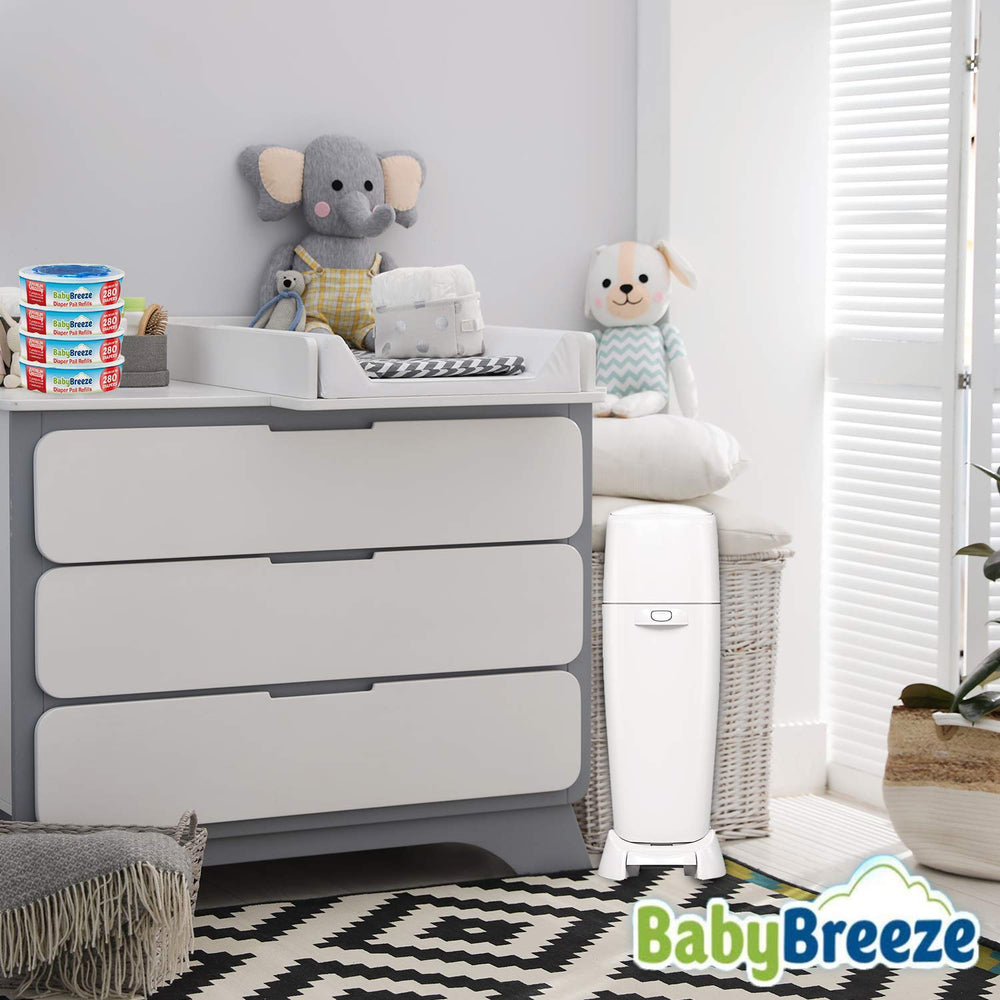 BabyBreeze clean disposal setup supports a tidier nursery and calmer evenings
