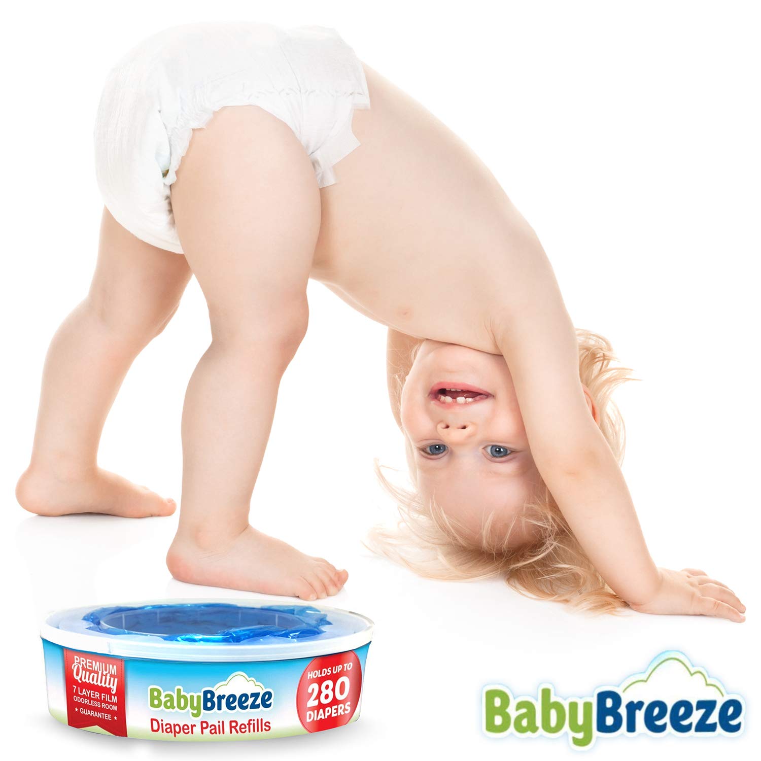 BabyBreeze-compatible with most Diaper Genie systems promotes versatile disposal options