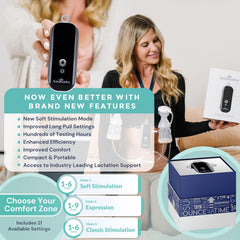 BabyBuddha Breast Pump 2.0 soft stimulation mode demonstrates gentle expression
