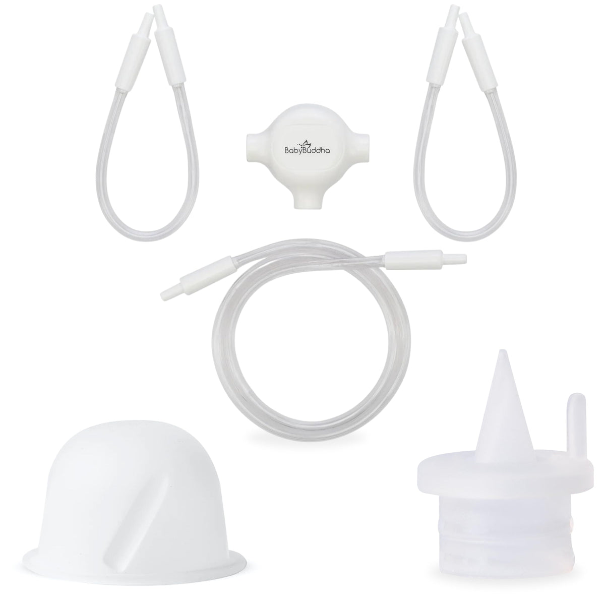 BabyBuddha diaphragms maintain airtight seal for steady suction and hygienic expression.