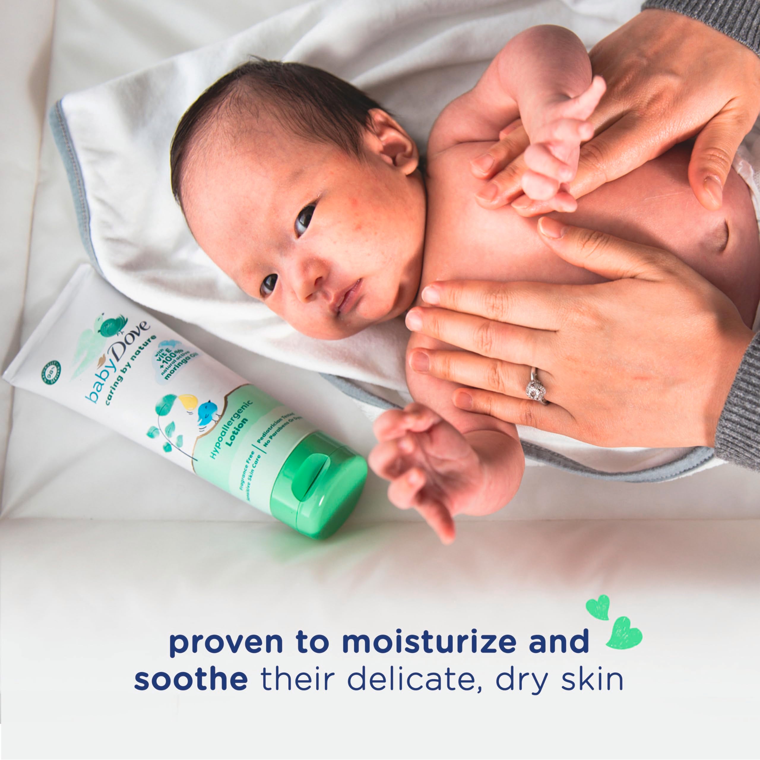 Two-pack Baby Dove Caring By Nature lotion