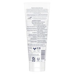 Baby Dove Caring By Nature lotion texture close-up