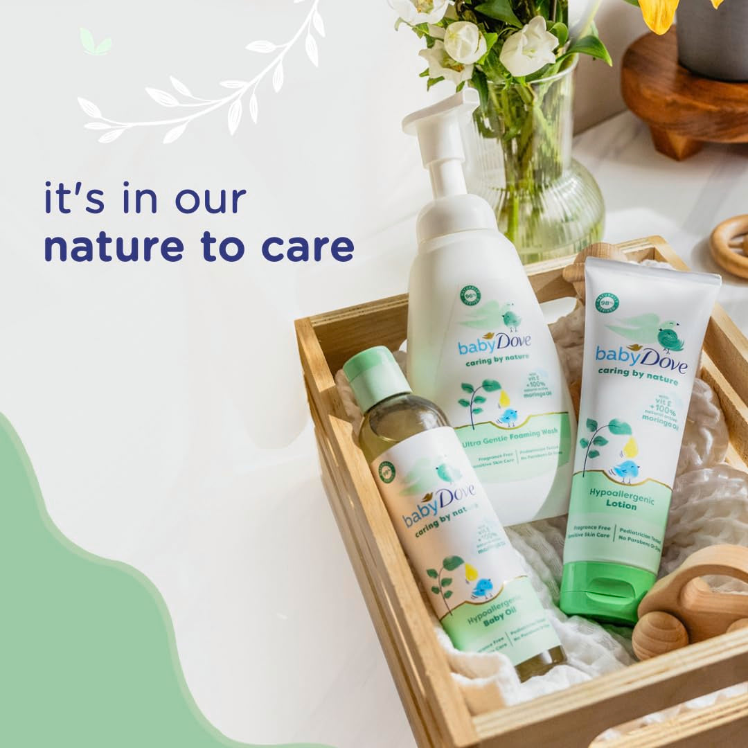 Vitamin E nourishing boost in Baby Dove lotion