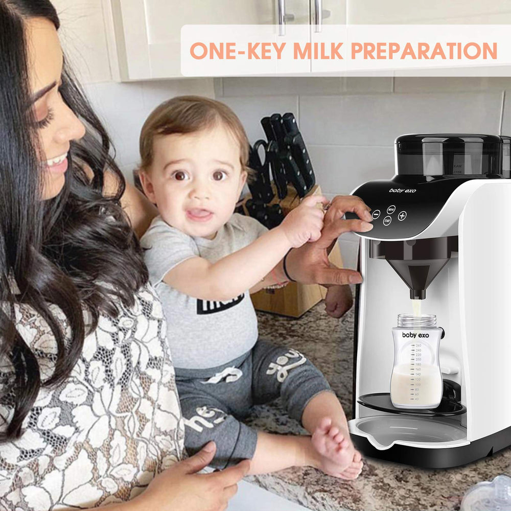 BabyExo 1800 ml tank provides ample water for extended feeding sessions
