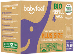 Babyfeel BIO refills for Dekor Plus fit securely for hassle-free diaper disposal