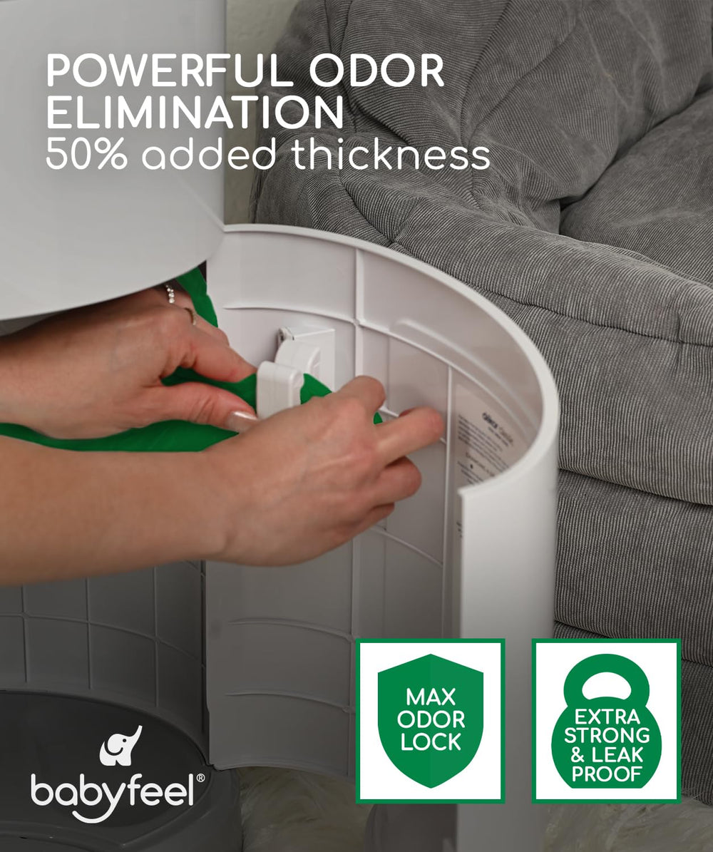 Babyfeel BIO refills storage packaging kept cool dry for optimal compostability