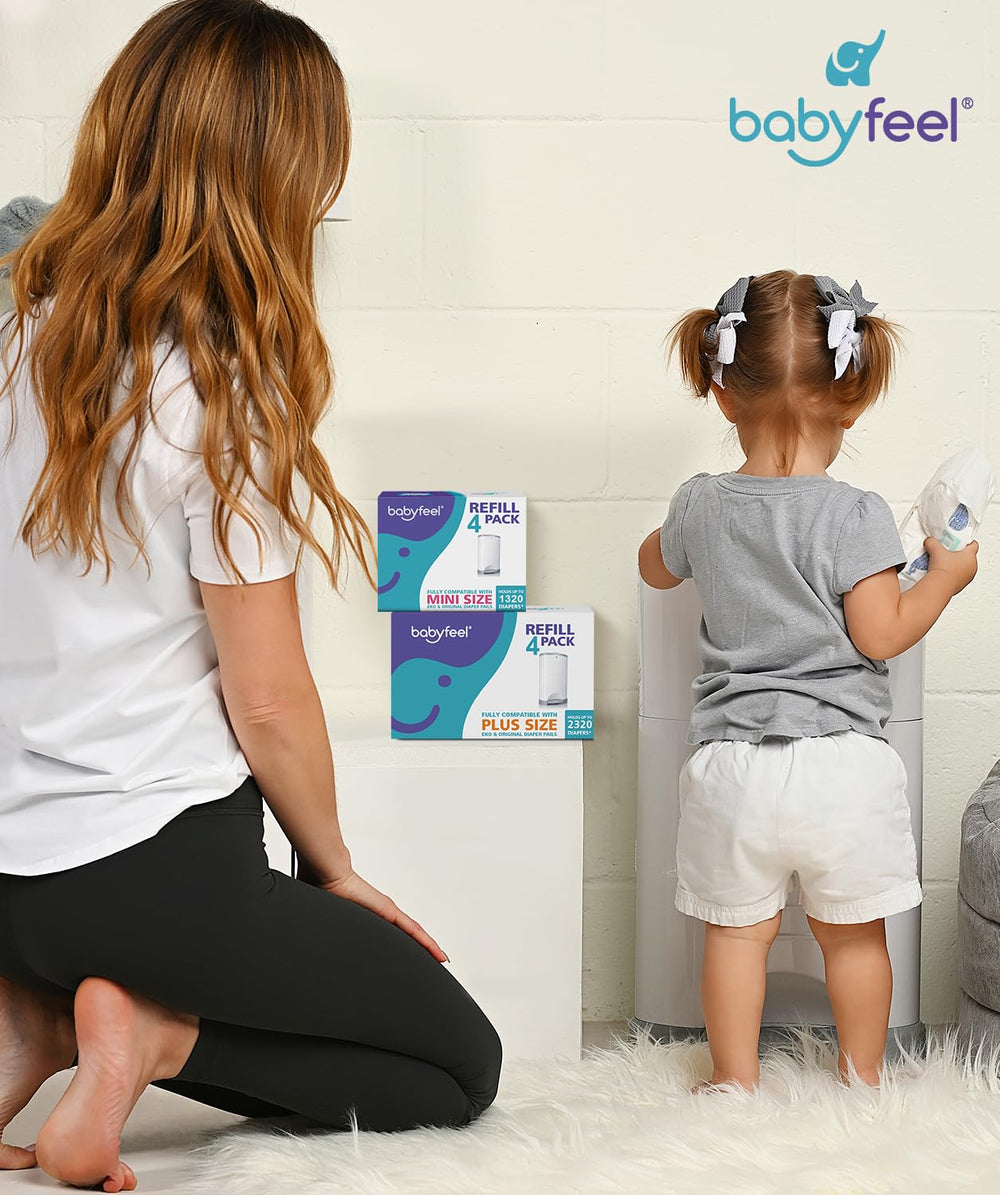 Babyfeel Dekor Plus refills empty-control — use only as much refill as needed.