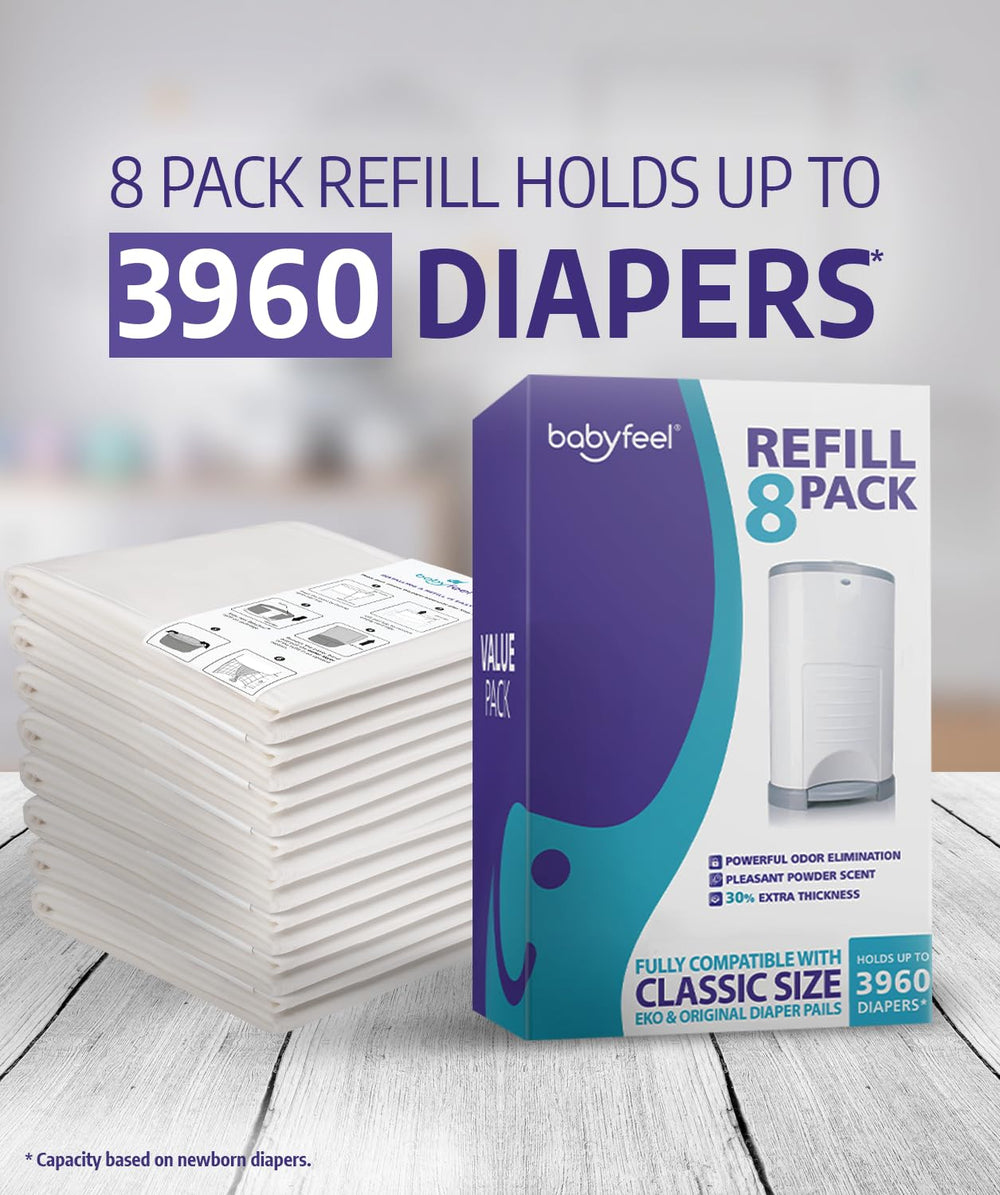 Economical Babyfeel refills cover up to 3960 diapers
