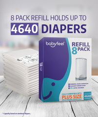 Babyfeel refills fresh powder scent — helps keep the nursery smelling fresh after messes.